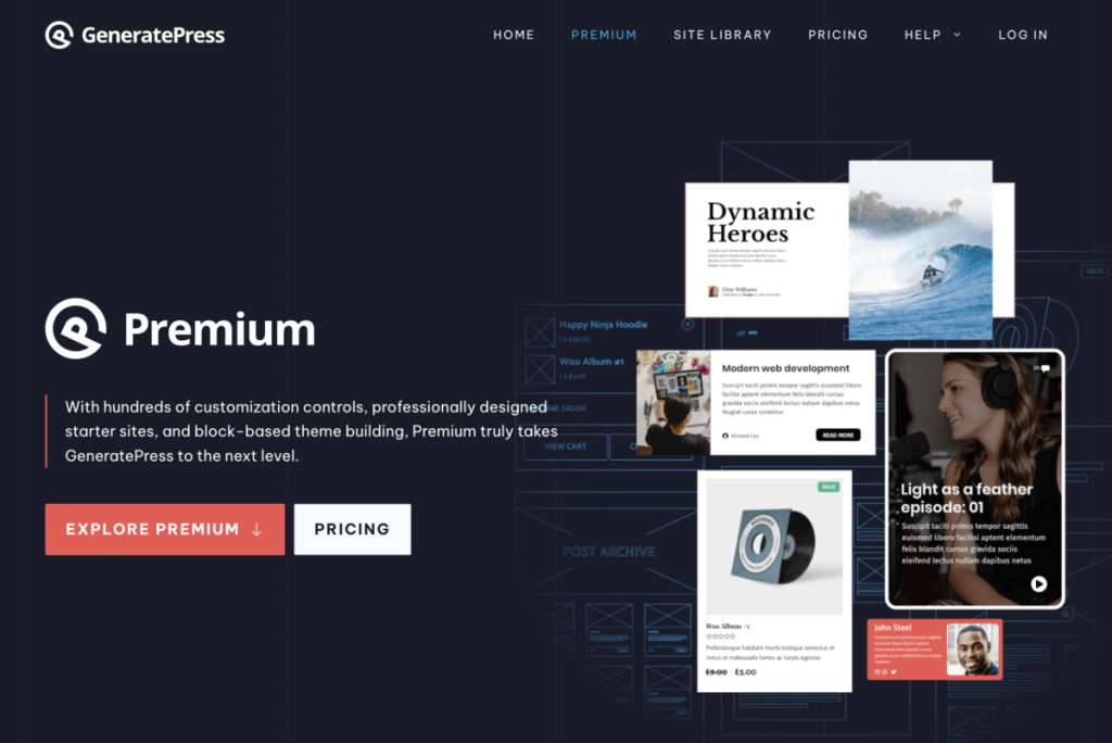 GeneratePressの正直なレビュー（2023）： 7つの主要機能＋長所と短所