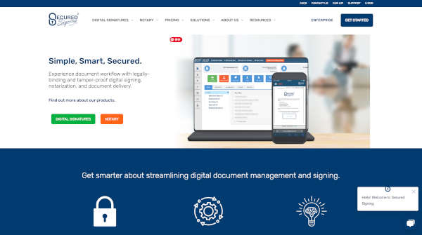 SecuredSigningホームページ