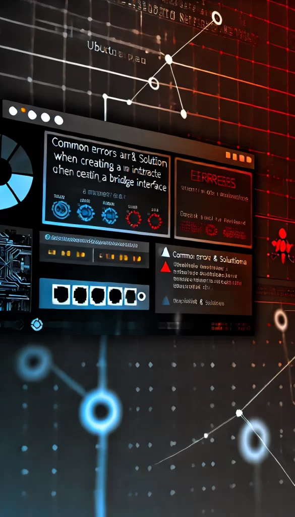 Ubuntu Netplanでブリッジインターフェースを作成する際の一般的なエラーと解決方法