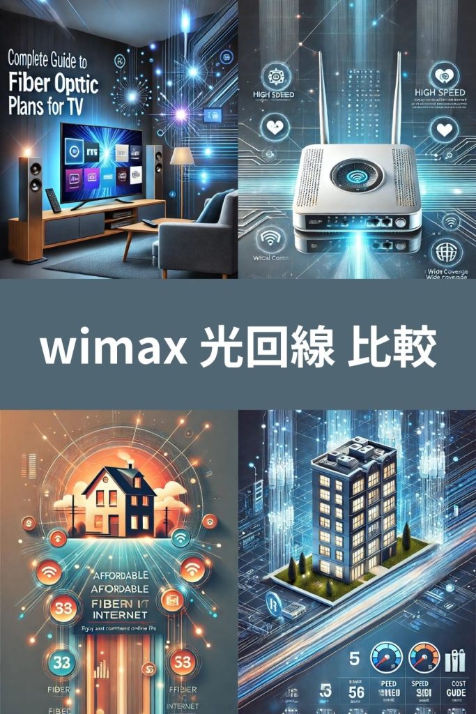 wimax 光回線 比較