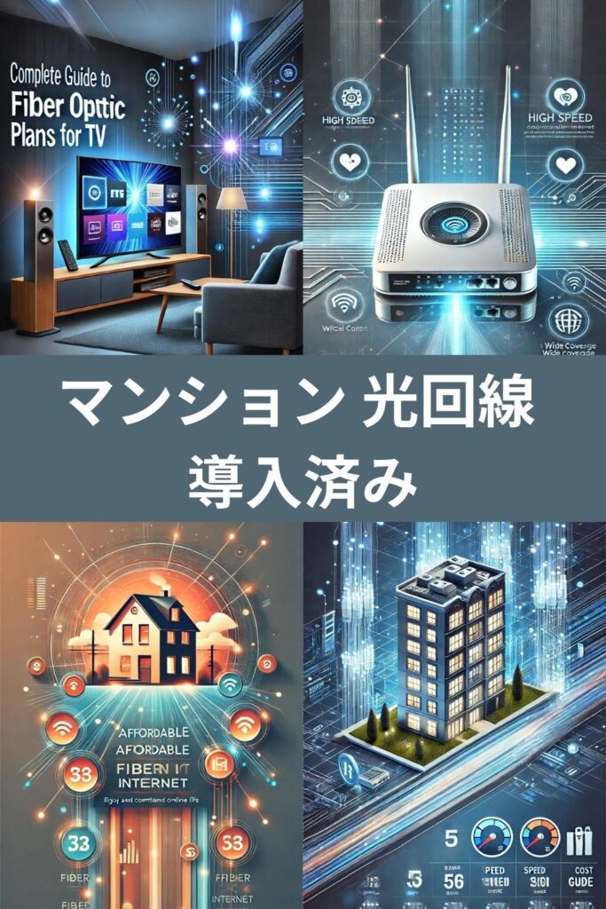 マンション 光回線 導入済み物件の魅力!快適インターネットライフ！